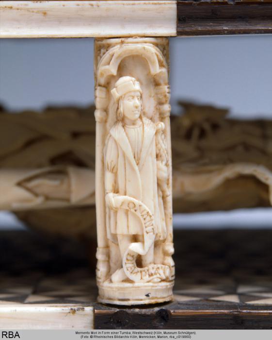 Statuette in an openwork box (Detail, box)