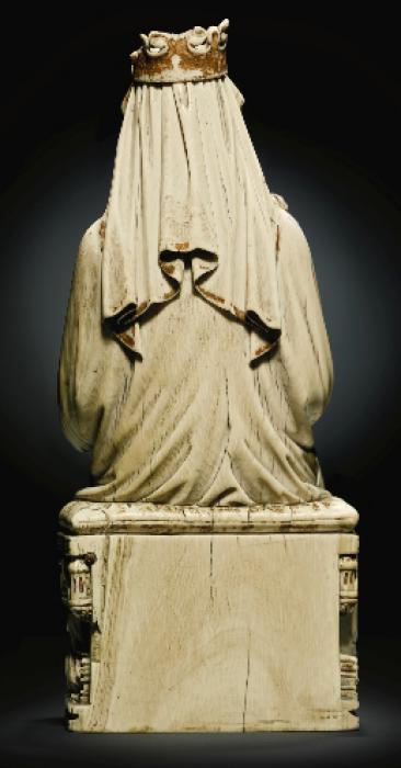 Statuette; known as the Syon Virgin (Back)