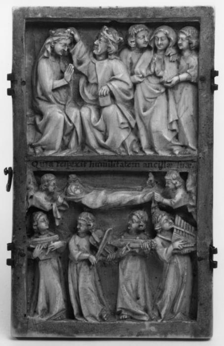 Panel, 2 registers (fragment of a polyptych) (Front)