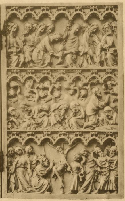 Diptych, 3 registers, 7 arches across (frise d'arcatures) (Wing, right)