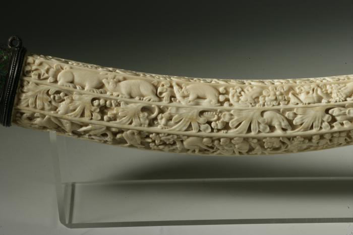 Hunting horn (oliphant) (Detail, side 2)