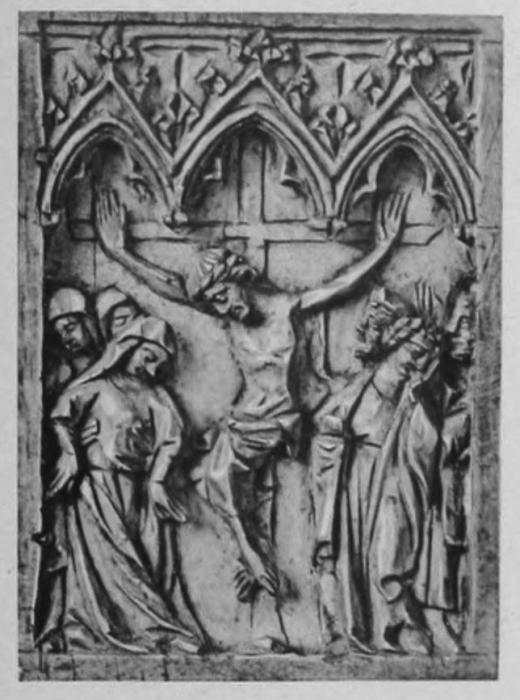 Diptych, 1 register, 3 arches across (frise d'arcatures) (Front)