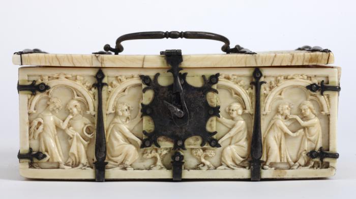 Casket with arches (coffret; frise d'arcatures) (Body, front)