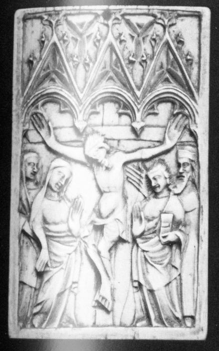 Panel, 1 register, 3 arches across (frise d'arcatures; plaquette) (Front)