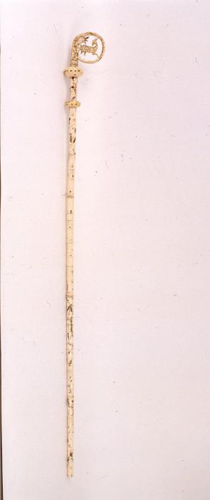 Painted crozier (crosse) (Side)