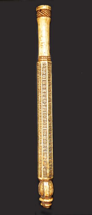 Staff (bâton de commandement); known as the 'staff of Niccolò Trinci' (Side)