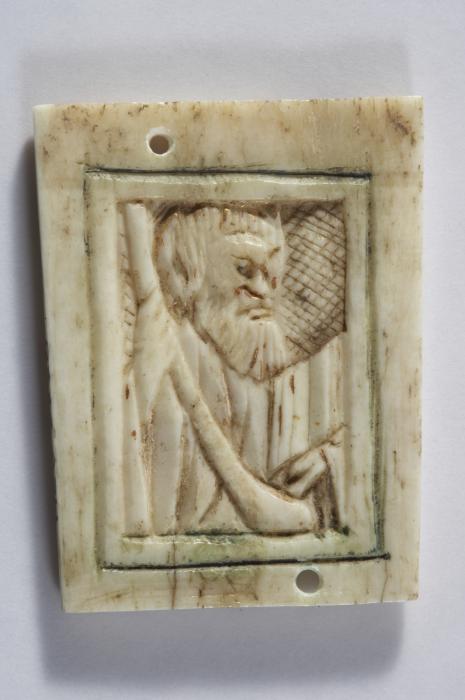 Panel (fragment of a box), 1 register (plaquette; boite) (Front)