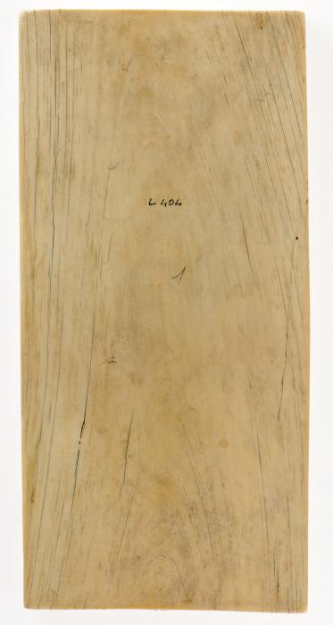 Wing, left (part of a diptych), 3 registers, 5 arches across, bands of roses (frise d'arcatures; décor de roses) (Back)