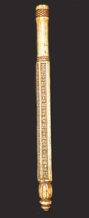 Staff (bâton de commandement); known as the 'staff of Niccolò Trinci' (Side)