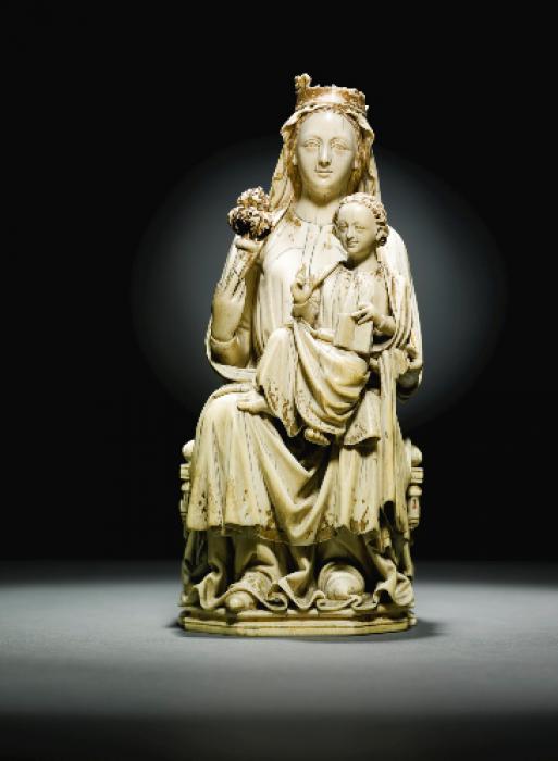 Statuette; known as the Syon Virgin (Front)