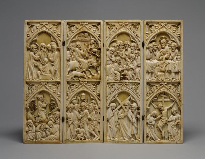 Quadriptych, 2 registers, 1 arch across (Front)