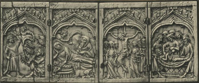 Polyptych, 1 register, 1 arch across (Front)