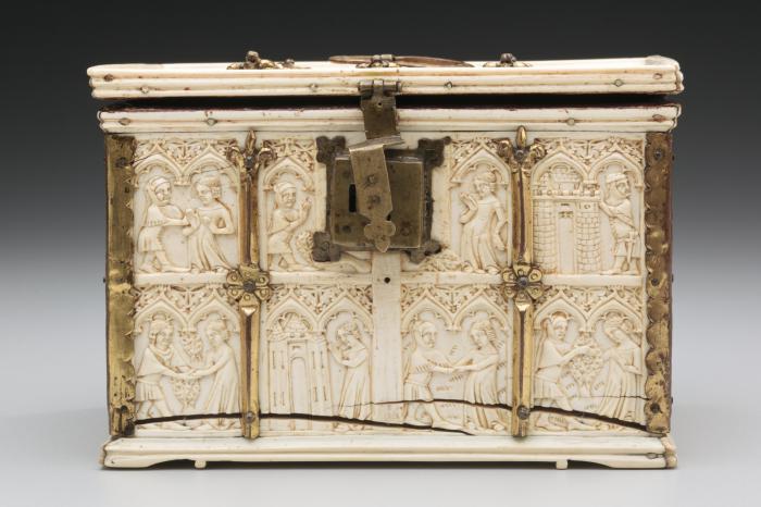 Casket with arches, 2 registers (coffret; frise d'arcatures) (Body, front)