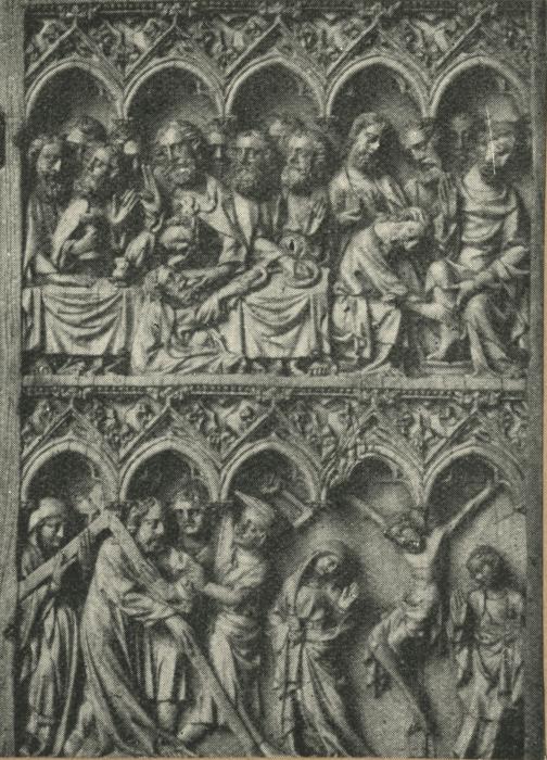 Diptych, 2 registers, 5 arches across (frise d'arcatures) (Wing, right)