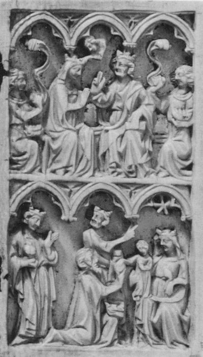 Diptych, 2 registers, 3 arches across (frise d'arcatures) (Wing, right)