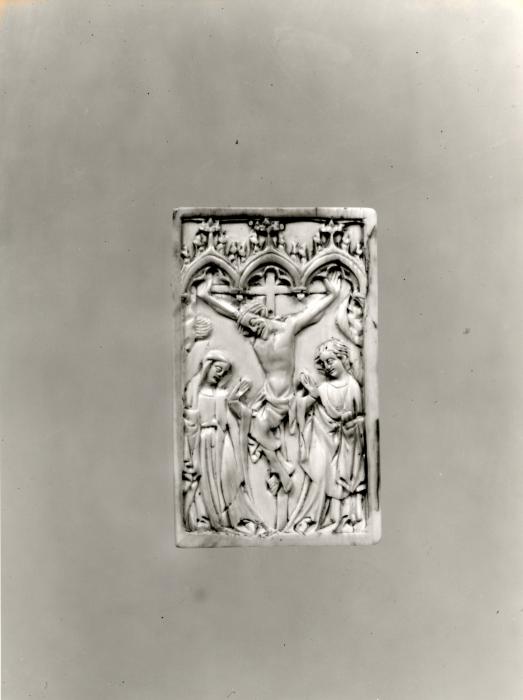 Double-sided panel, 1 register, 3 arches across (plaquette, frise d'arcatures) (Side 2)