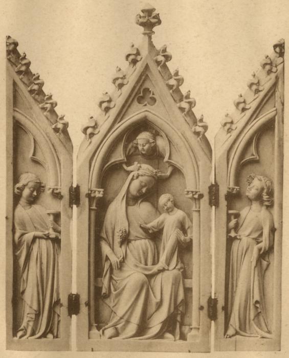 Gabled triptych (tabernacle) (Front)