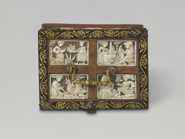 Openwork panels, part of a casket (plaque ajourée; coffret) (Lid)