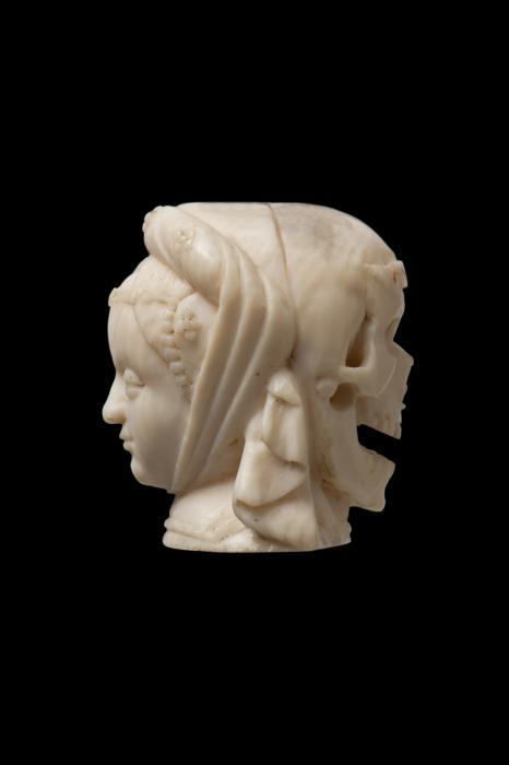 Rosary bead, 2 faces (chapelet) (Side)