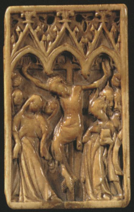 Panel, 1 register, 3 arches across (frise d'arcatures; plaquette) (Front)