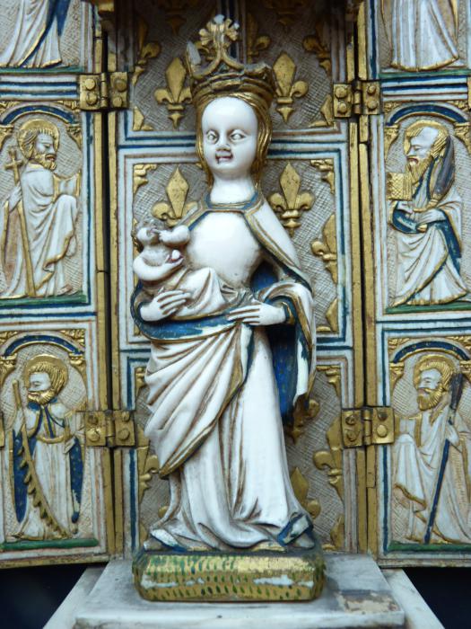 Polyptych (tabernacle) (Detail, front)