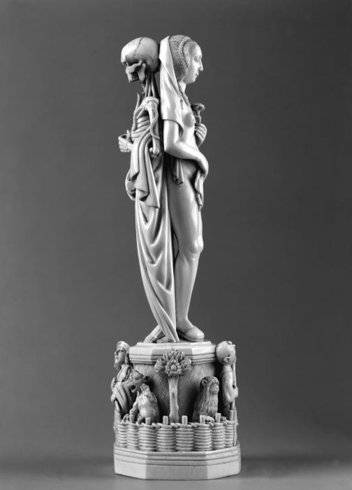 Statuette with carved base