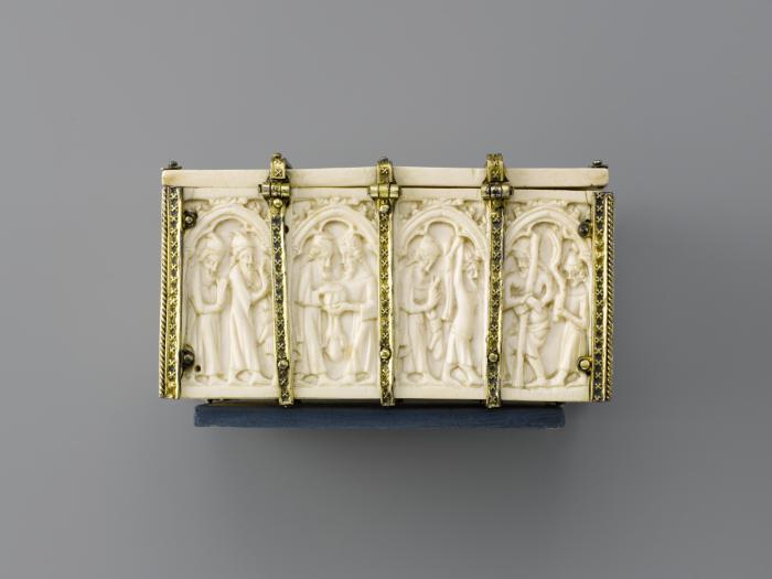 Casket with arches (coffret; frise d'arcatures) (Body, back)