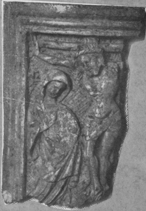 Panel or pax (fragment; baiser de paix) (Front)