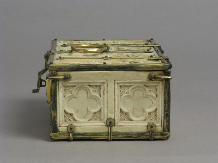 Casket (coffret; frise d'arcatures) (End, right)