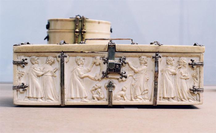 Casket with arches (coffret; frise d'arcatures); known as Casket of Saint Ursula (Body, front)