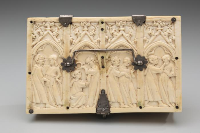 Casket with arches (coffret; frise d'arcatures) (Lid)