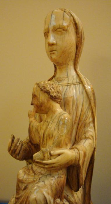 Statuette; also known as Vierge d'Ourscamp (Ourscamp Virgin) (Detail)