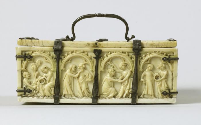 Casket with arches (coffret; frise d'arcatures) (Body, back)