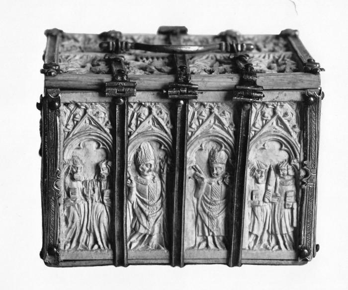 Casket with arches (coffret; frise d'arcatures); used as a reliquary (Body, back)