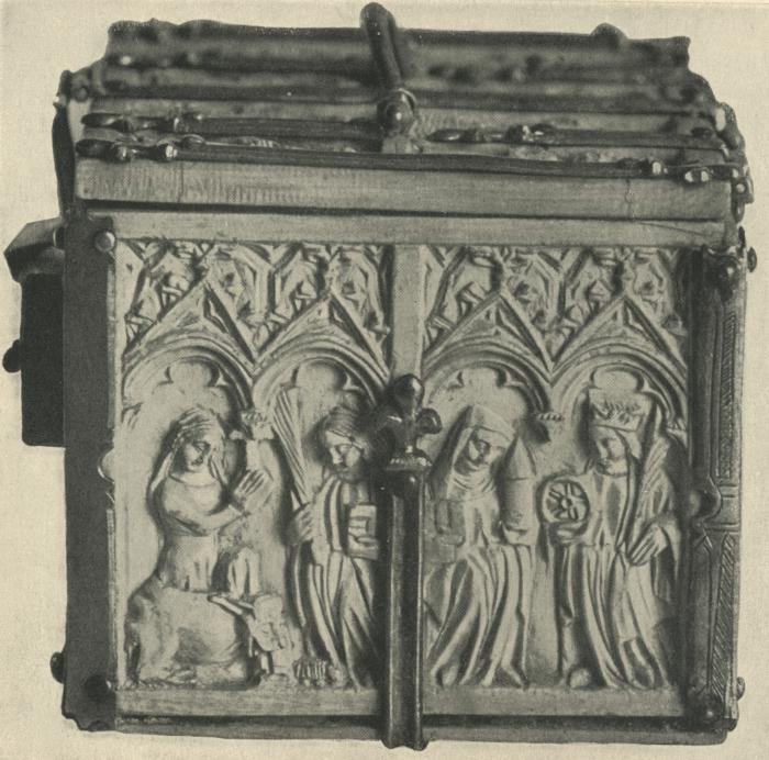 Casket with arches (coffret; frise d'arcatures); used as a reliquary (End, right)