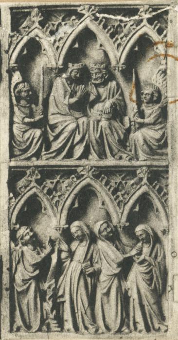 Diptych, 2 registers, 3 arches across (frise d'arcatures) (Wing, right)