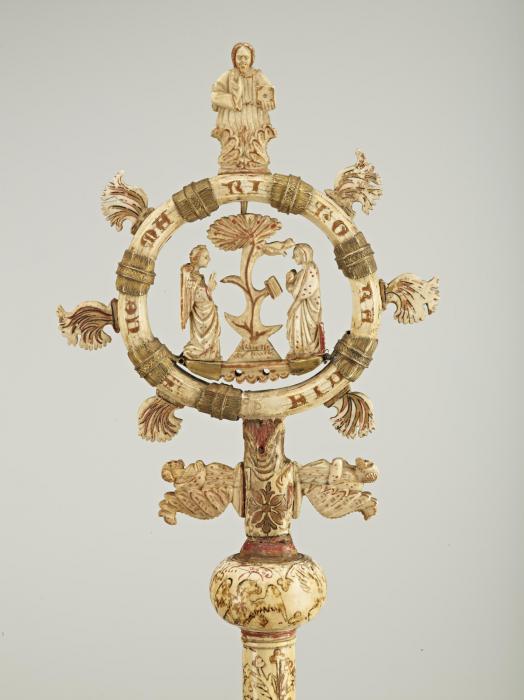 Painted crozier (crosse) (Front)