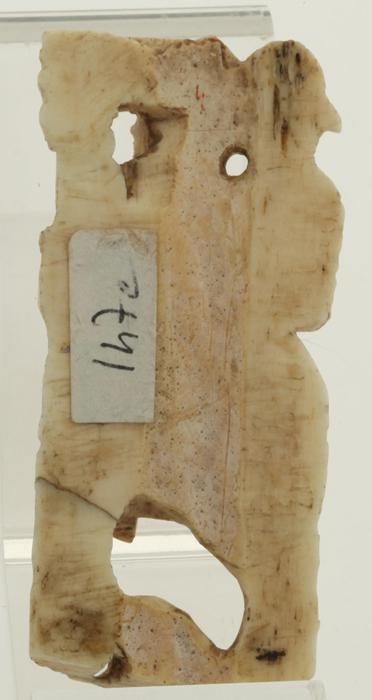 Fragment of a knife handle or dagger handle (?) (Back)