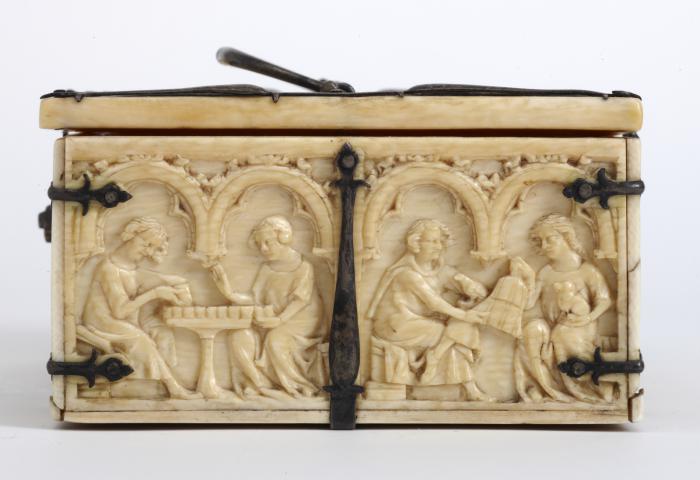 Casket with arches (coffret; frise d'arcatures) (End, right)