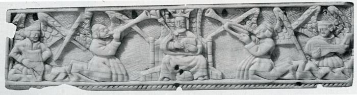 Panel (possibly fragment of a casket or of a comb) (Front)