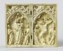 Diptych, 1 register, 1 arch across (plaquettes) (Front)