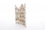 Gabled triptych, 3 registers (colonnettes) (Side, open)