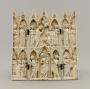 Gabled triptych, 2 registers (frise d'arcatures; colonnettes) (Front)