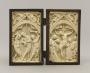 Diptych, 1 register, 1 arch across (plaquettes) (Front)