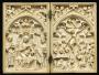 Diptych, 1 register, 1 arch across (plaquettes) (Front)