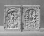 Diptych, 1 register, 1 arch across (plaquettes) (Front)