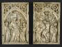 Diptych, 1 register, 1 arch across (plaquettes) (Front)