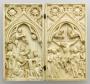 Diptych, 1 register, 1 arch across (plaquettes) (Front)