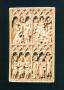 Panel (possibly fragment of a diptych), 2 registers, 6 arches across (frise d'arcatures; colonnettes) (Front)