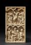 Wing, right (fragment of a diptych), 2 registers, 3 arches across (frise d'arcatures) (Front)